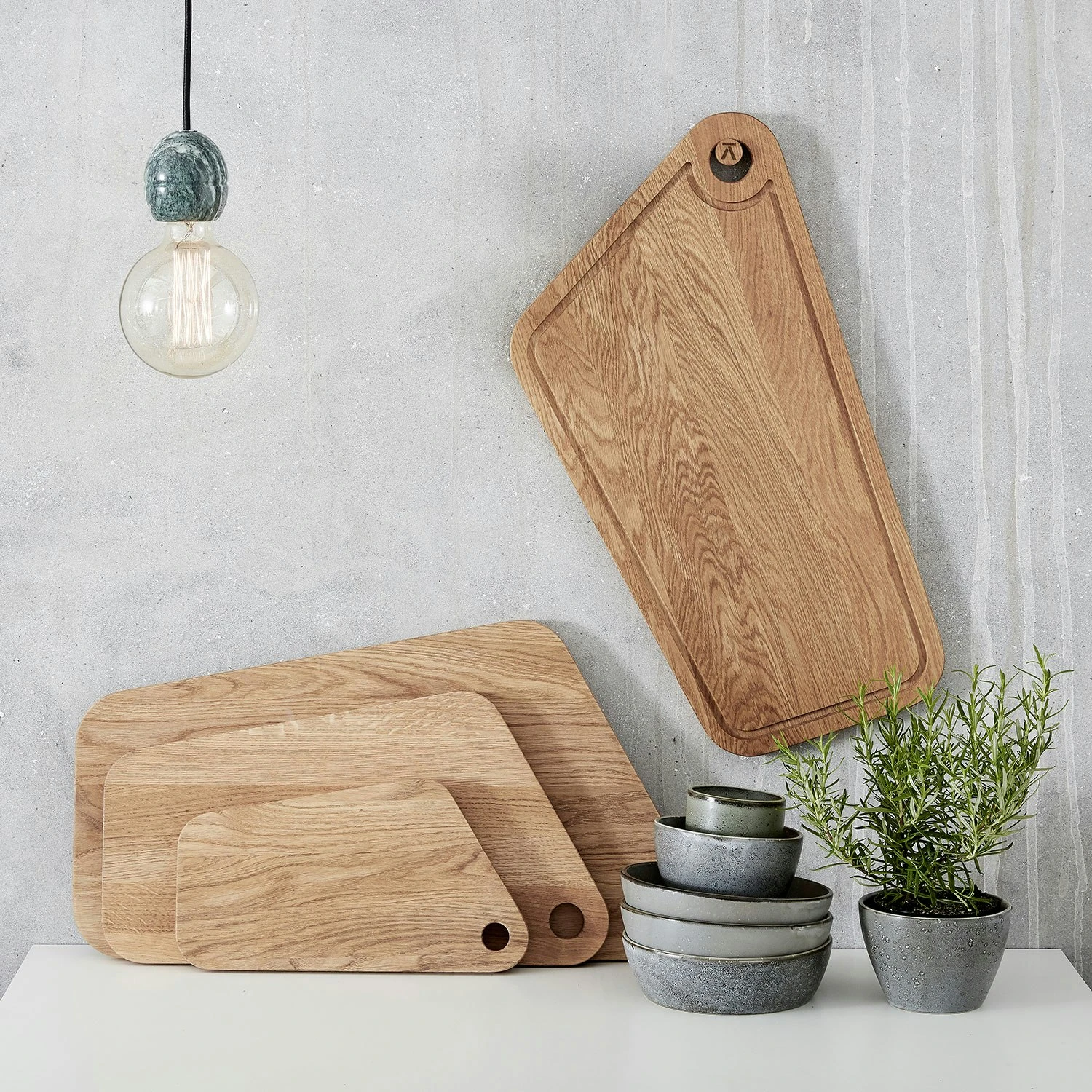 Andersen U3 Chopping Board 32x17 Cm, Oak 3 Andersen U3 Chopping Board 32x17 Cm, Oak - Afbeelding 3