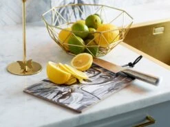 Slice Cutting Board 29,5 X 19,5 Cm, Black/White 6 Slice Cutting Board 29,5 X 19,5 Cm, Black/White -Keukengerei Promotiewinkel carolina gynning slice cutting board black white 6