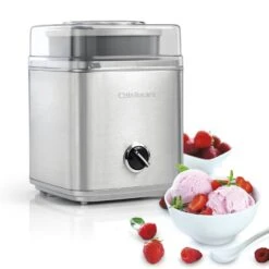 Cuisinart Deluxe Ice Cream Machine 2 L, Steel Grey -Keukengerei Promotiewinkel cuisinart deluxe ice cream machine 2 l steel grey 12