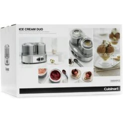 Cuisinart Duo Ice Cream Machine 2x1 L, Steel Grey -Keukengerei Promotiewinkel cuisinart duo ice cream machine 2x1 l steel grey 13