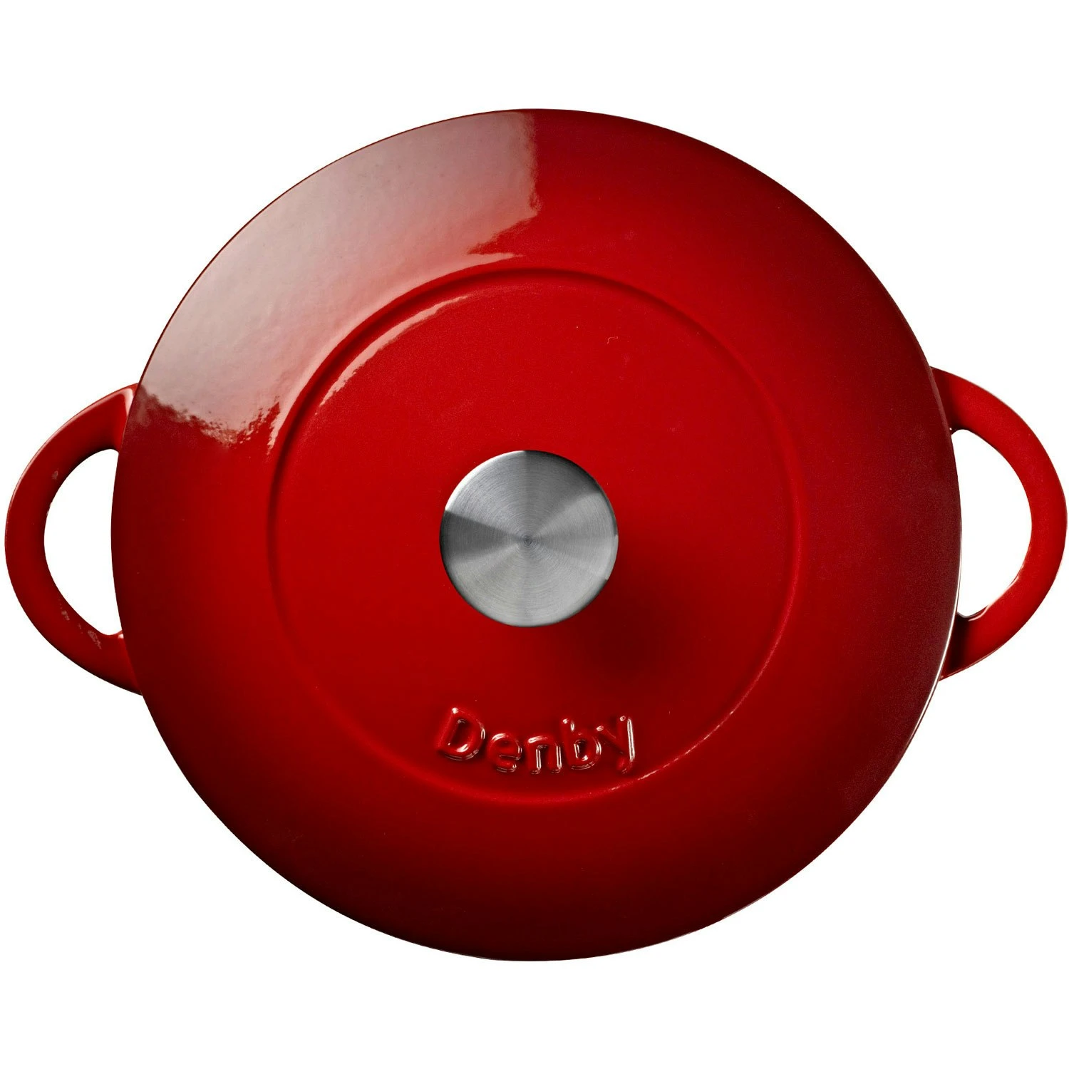 Denby Pomegranate Gietijzeren Pot Rond Ø26 Cm, Rood 2 Denby Pomegranate Gietijzeren Pot Rond Ø26 Cm, Rood - Afbeelding 2