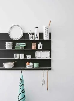 Design Letters Drink Deksel Voor Een Ecozen® Mok, Wit -Keukengerei Promotiewinkel design letters drink lid for melamine cup 21 2