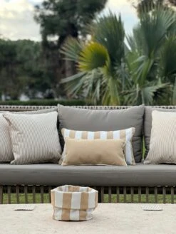 Wide Stripe Broodmand 19x20 Cm, Beige -Keukengerei Promotiewinkel diyti wide stripe broodmand 19x20 cm 6