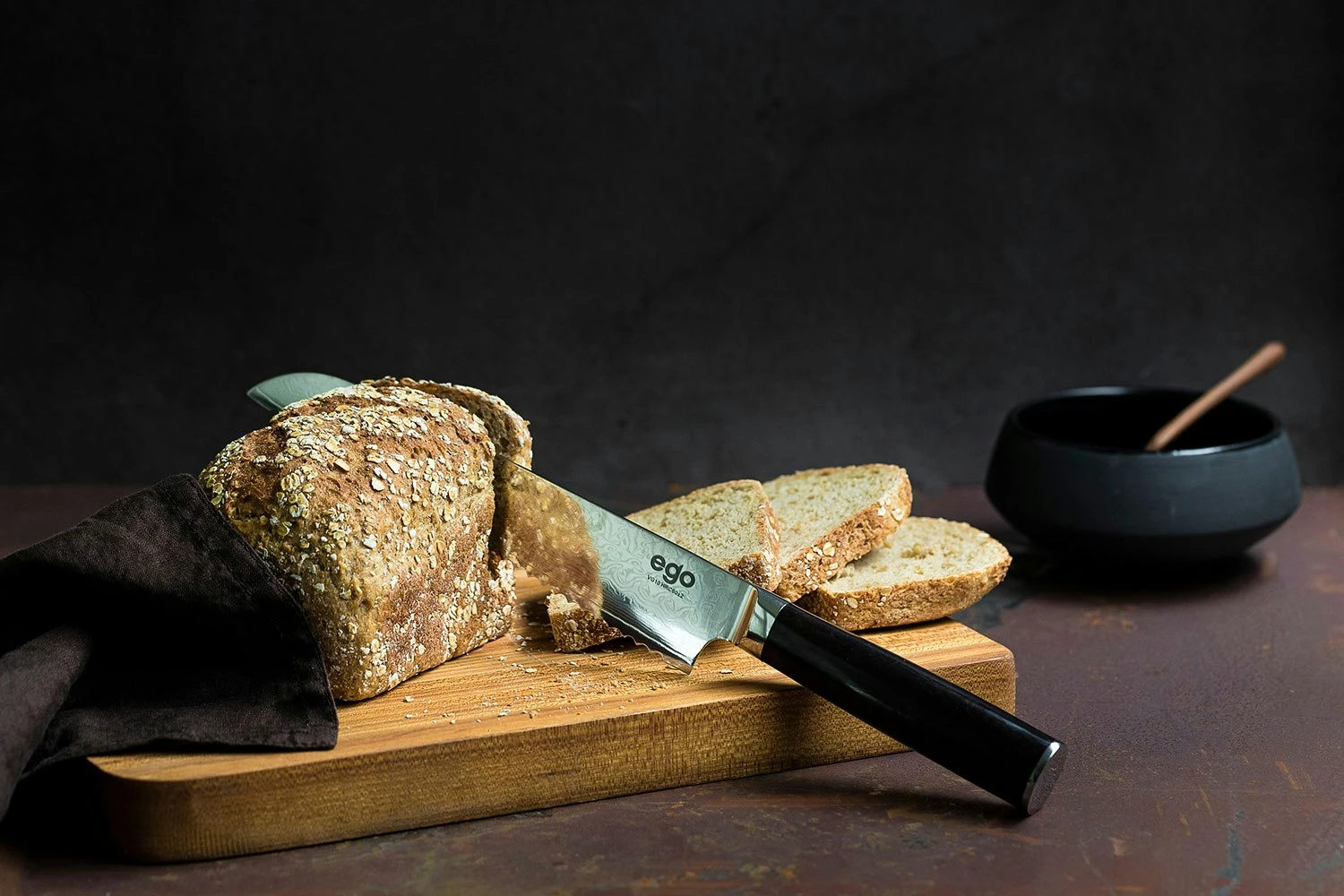 EGO VG-10 Bread Knife 20 Cm 2 EGO VG-10 Bread Knife 20 Cm - Afbeelding 2