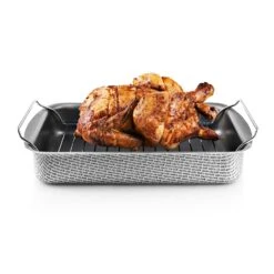 Eva Solo Roasting Pan With Grill Rack, 30x22 Cm -Keukengerei Promotiewinkel eva solo roasting pan with grill rack 30x22 cm 5