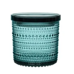 Iittala Kastehelmi Jar 11,4x11,6 Cm, Sea Blue