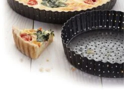 Kitchen Craft Master Class Crusty Non-Stick Fluted Quiche Tin 30 Cm -Keukengerei Promotiewinkel kitchen craft master class crusty non stick fluted quiche tin 7