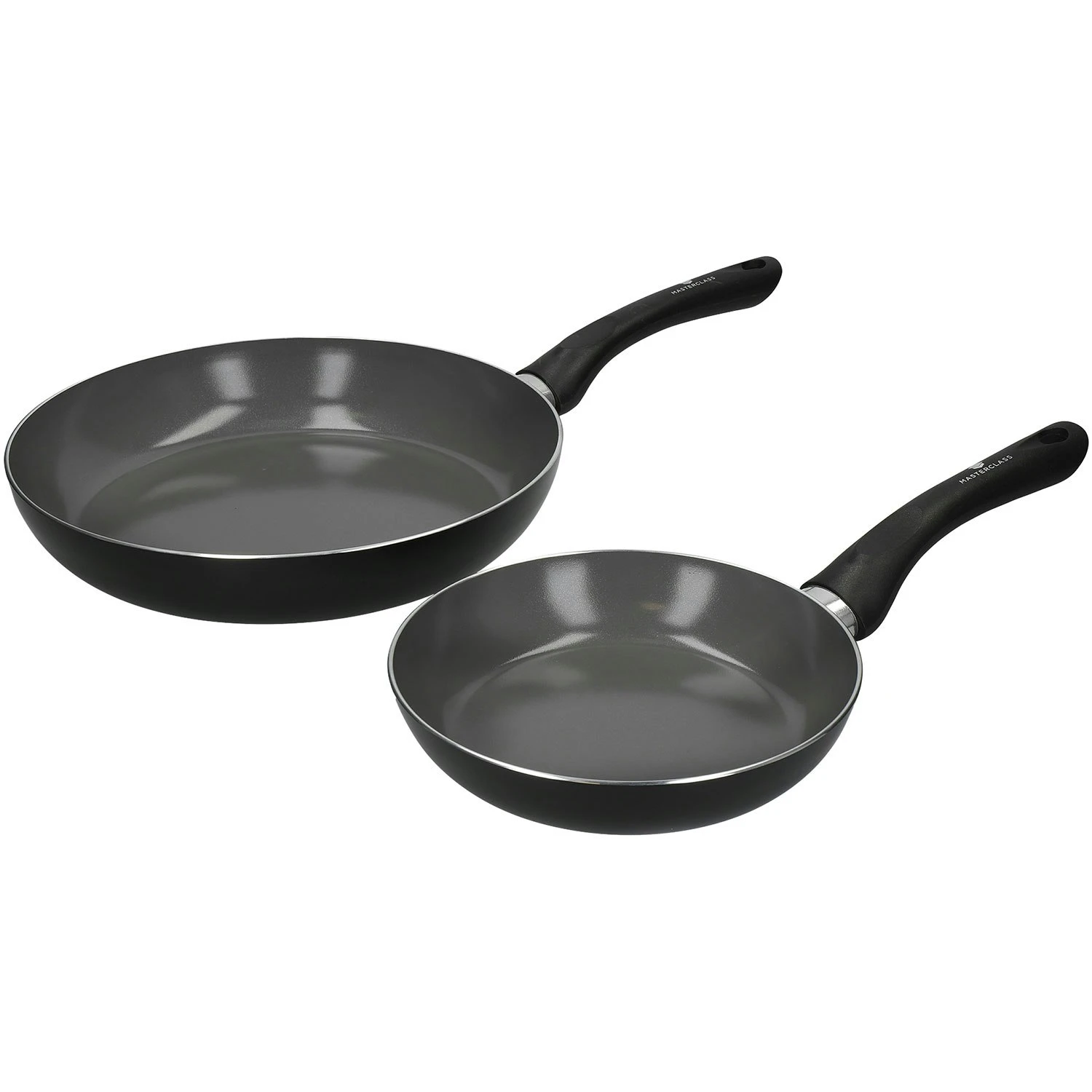 Kitchen Craft Master Class Koekenpan 2 Stuks, 20 Cm & 28 Cm 1 Kitchen Craft Master Class Koekenpan 2 Stuks, 20 Cm & 28 Cm