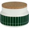 Marimekko Tiiliskivi Pot 70 Cl, Wit / Donkergroen