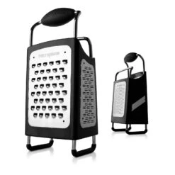 Microplane Box Grater With 4 Sides -Keukengerei Promotiewinkel microplane box grater with 4 sides 7