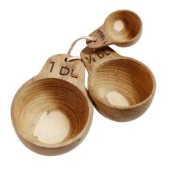 Muubs Emma Measuring Spoon Set, Teak