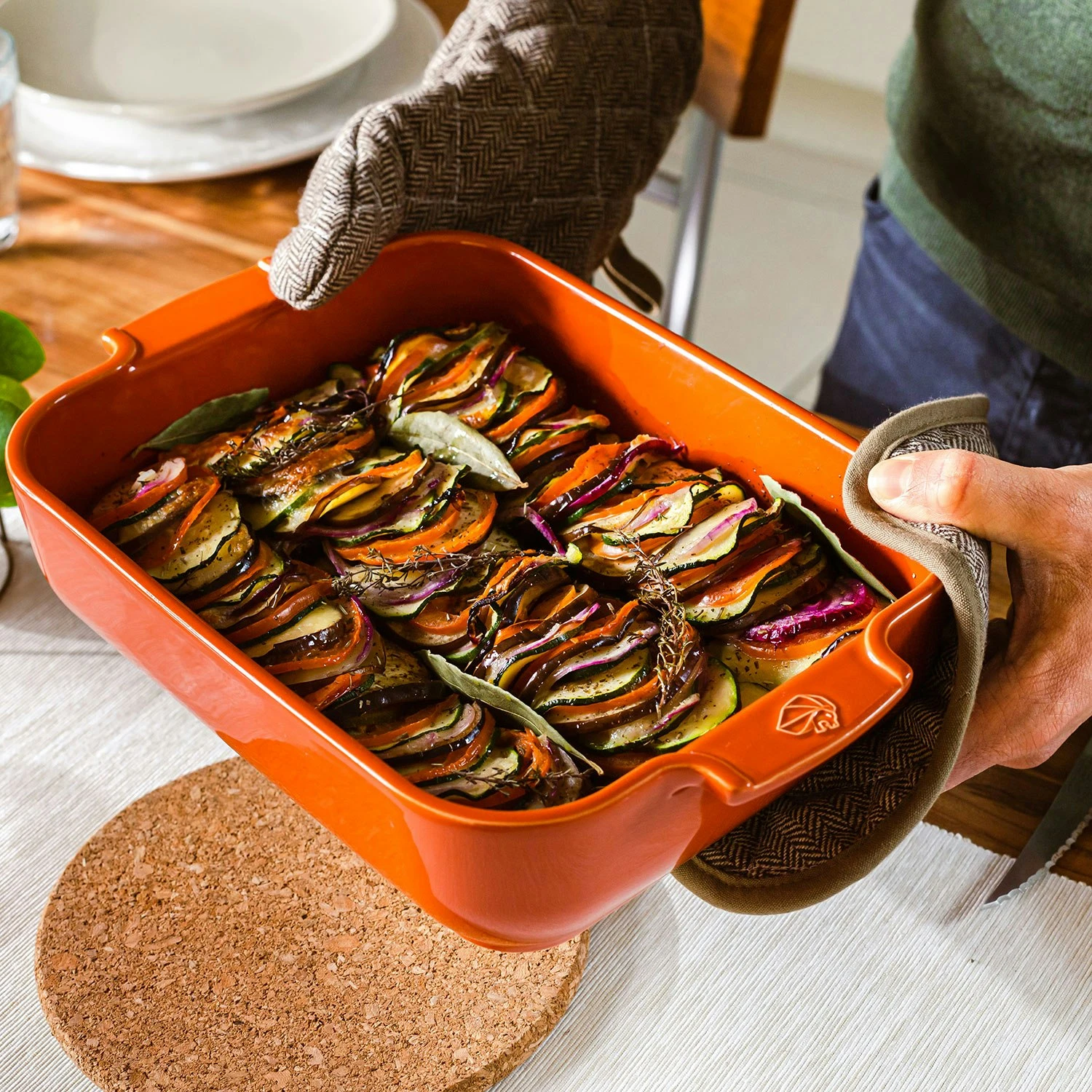 Peugeot Appolia Ovenschaal Terracotta, 25,7x40 Cm 4 Peugeot Appolia Ovenschaal Terracotta, 25,7x40 Cm - Afbeelding 4