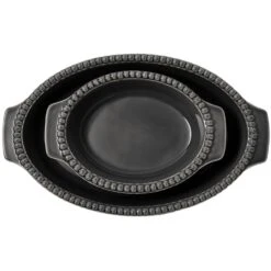 DARIA Ovenschaal 35 Cm, Ink Black -Keukengerei Promotiewinkel potteryjo daria ovenschaal 35 cm 22