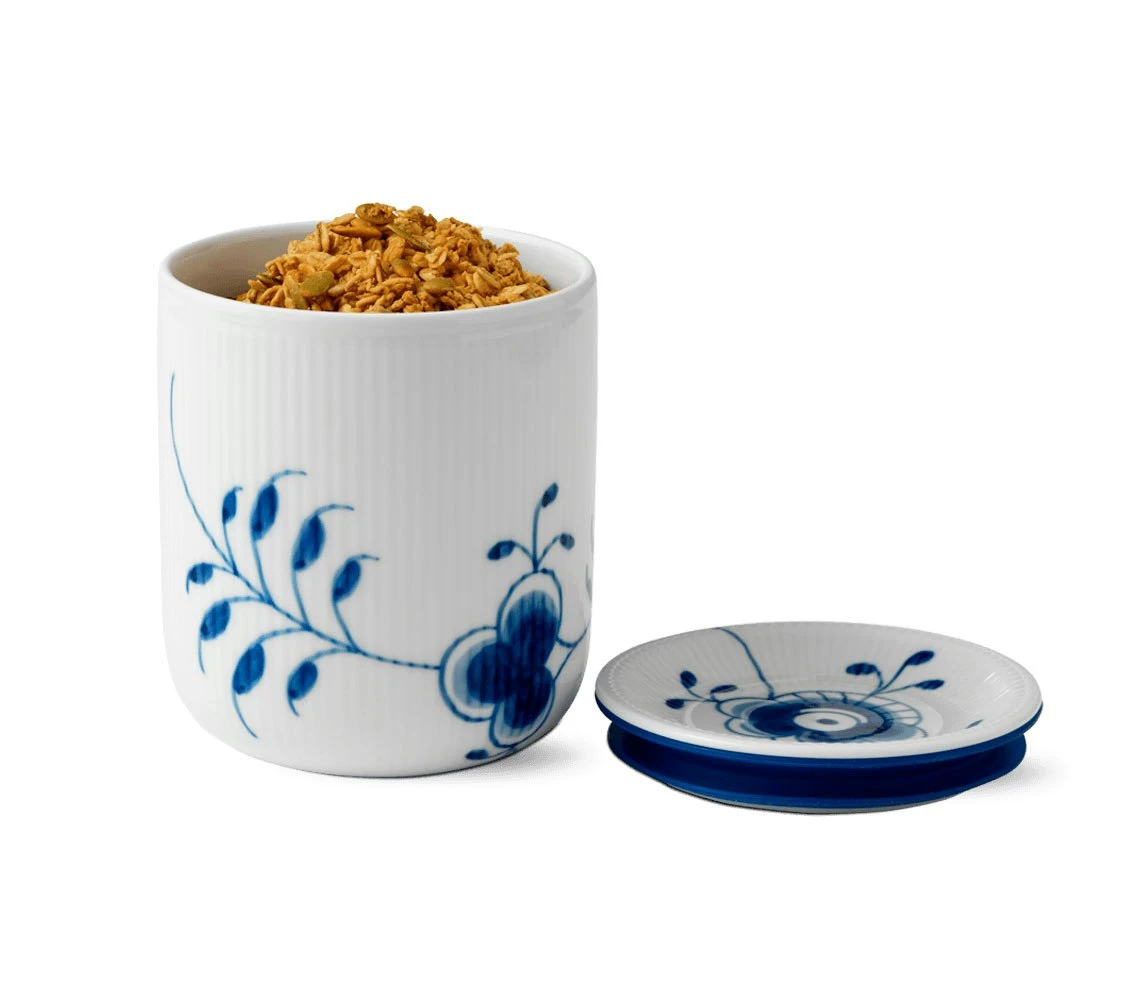 Royal Copenhagen Blue Fluted Mega Storage Jar 80 Cl 3 Royal Copenhagen Blue Fluted Mega Storage Jar 80 Cl - Afbeelding 3