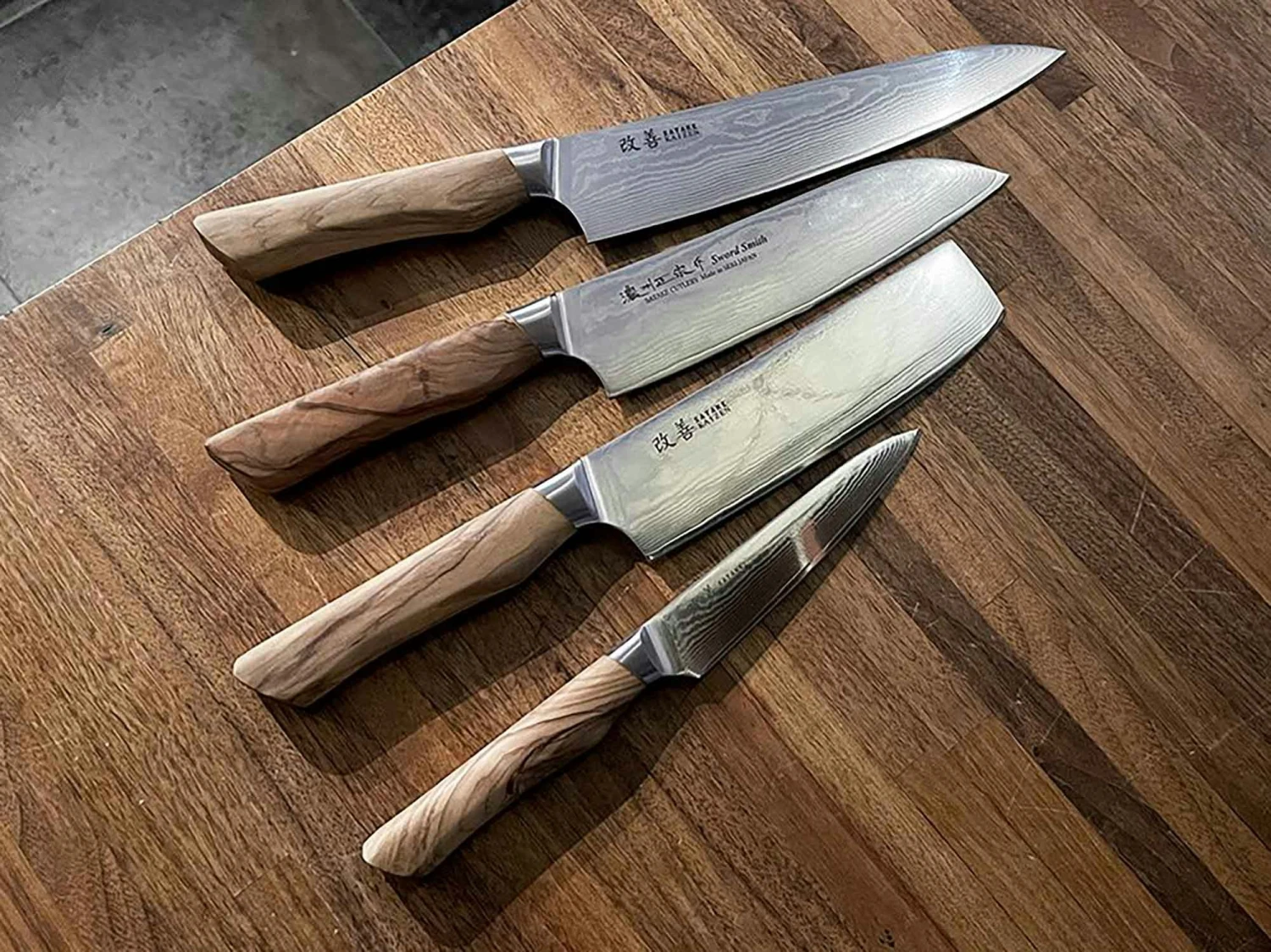 Satake Kaizen Messenset Pak Van Gyuto 21 Cm, Santoku 18 Cm & Petty 12 Cm 2 Satake Kaizen Messenset Pak Van Gyuto 21 Cm, Santoku 18 Cm & Petty 12 Cm - Afbeelding 2