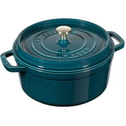 Staub Cocotte Rond 28 Cm 6,7 L, Petrolblauw