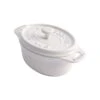Staub Oval Ceramic Casserole 20 Cl, White
