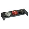 Staub Stand For 3 Round Mini Cocottes, Black Wood