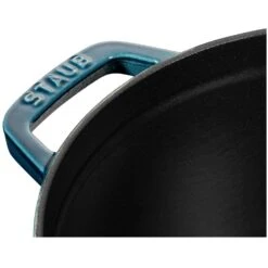 Staub Cocotte Rond 28 Cm 6,7 L, Petrolblauw -Keukengerei Promotiewinkel staub staub cocotte rond 11