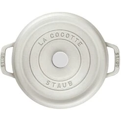 Staub Cocotte Rond, 26 Cm 5,2 L, Wit -Keukengerei Promotiewinkel staub staub cocotte rond 13
