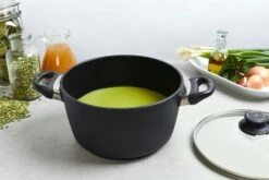 XD Braadpan Met Glazen Deksel Inductie, 24 Cm 8 XD Braadpan Met Glazen Deksel Inductie, 24 Cm -Keukengerei Promotiewinkel swiss diamond xd braadpan met glazen deksel inductie 0