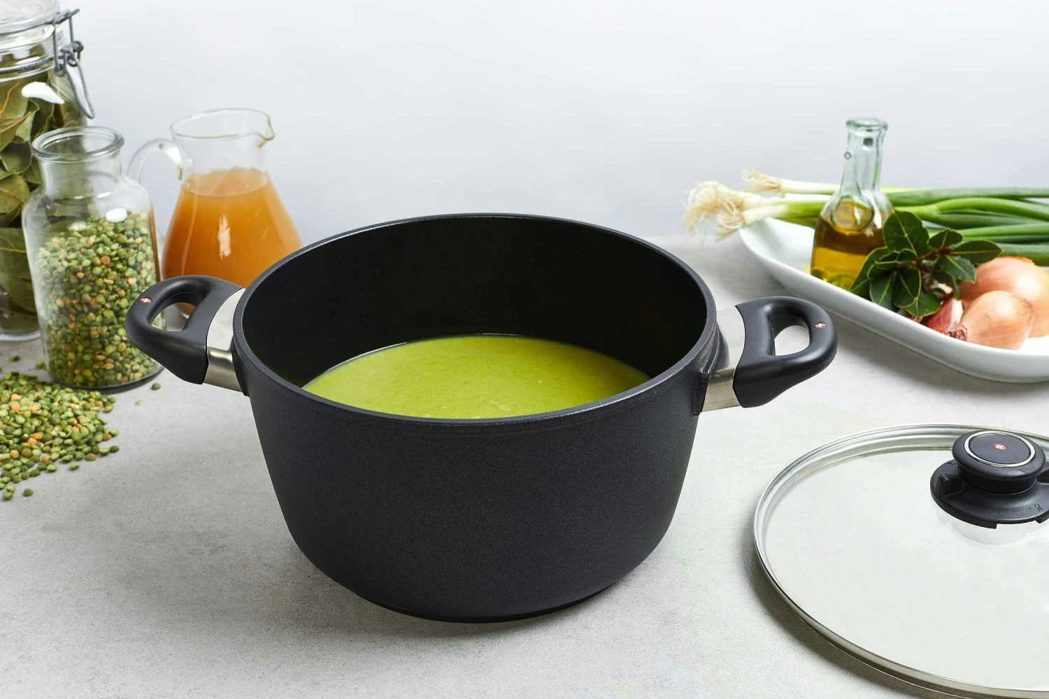 XD Braadpan Met Glazen Deksel Inductie, 24 Cm 4 XD Braadpan Met Glazen Deksel Inductie, 24 Cm - Afbeelding 4