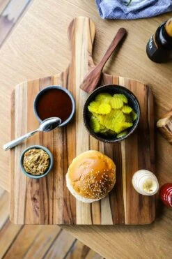 Snijplank / Dienblad 36x51 Cm -Keukengerei Promotiewinkel teakhaus snijplank dienblad 36x51 cm 4