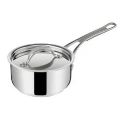 Tefal Jamie Oliver Cook's Classic Steelpan Met Deksel Roestvrij Staal, 16 Cm / 1,5 L