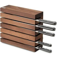 Wüsthof Messenblok 6 Messen -Keukengerei Promotiewinkel wusthof magnetic knife block in thermo treated book 337 11