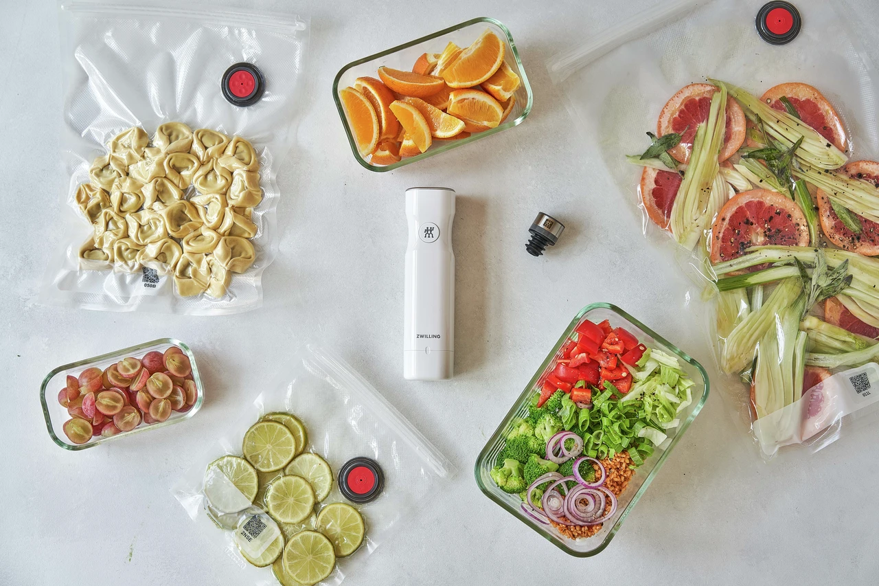 Zwilling Fresh & Save Startpakket Met Vacuümpomp / Tassen / Bakjes Van Glas, 7 Stuks 6 Zwilling Fresh & Save Startpakket Met Vacuümpomp / Tassen / Bakjes Van Glas, 7 Stuks - Afbeelding 6